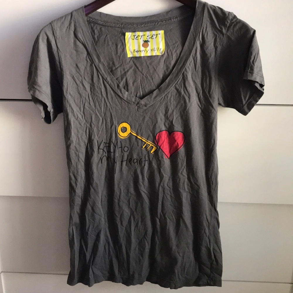 NEW Jet Set T-Shirt Key To My Heart
